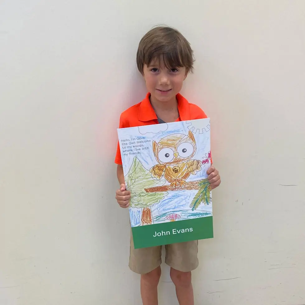 Previous GHFCU coloring contest participant