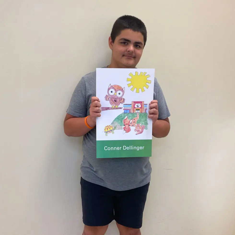 Previous GHFCU coloring contest participant