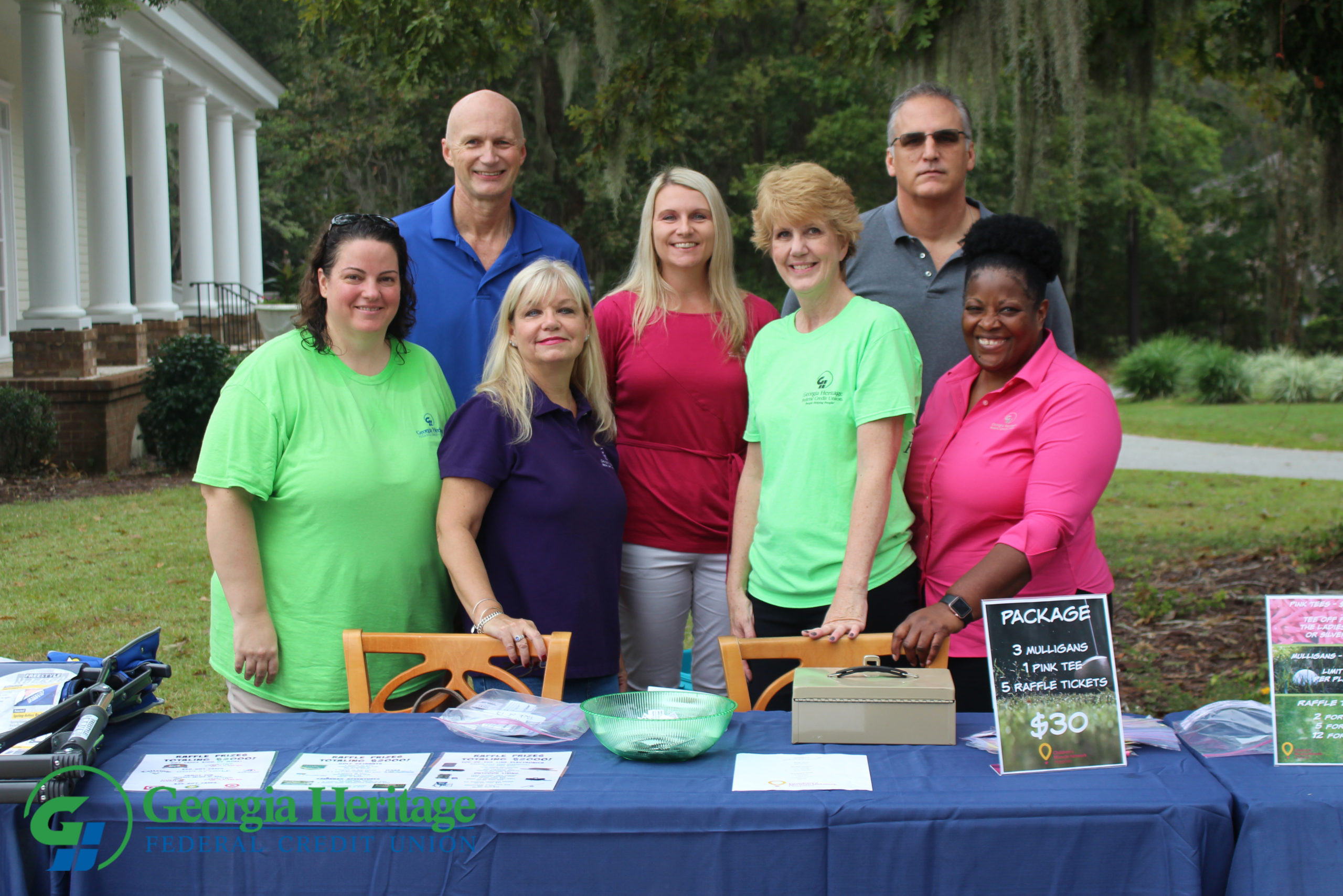 Georgia Heritage Federal Credit Union recently raised $10,000 for local children’s hospitals while treating area first responders to a well-deserved day of golf in Savannah at the annual Chip in Fore Children’s Miracle Network Golf Tournament.